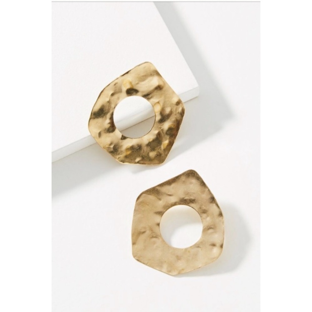 NWT Anthropologie washered post earrings